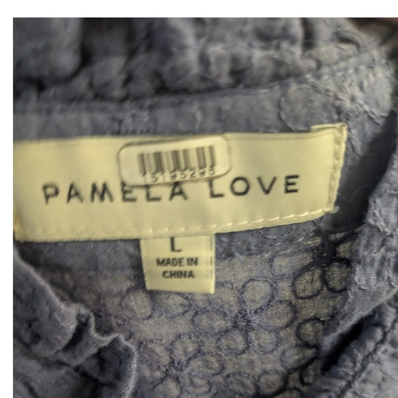 Pamela Love Eyelet Midi Dress & Geometric Woven Sun Hat Bundle Retail $475 - Picture 7 of 13